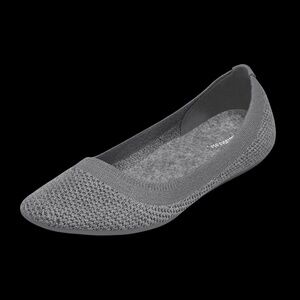 ALLBIRDS Tree Breezer Women’s Gray Breathable Knit Comfort Flats Shoes Size 9